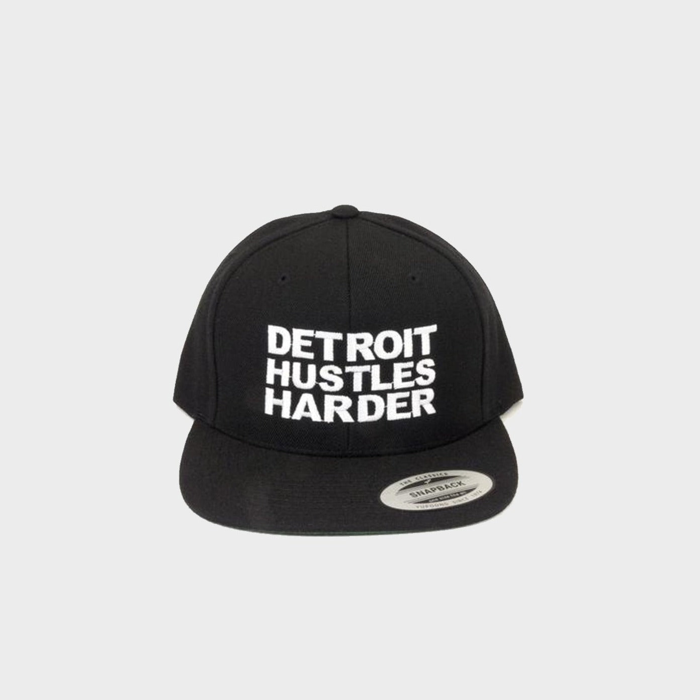 6-Panel Snapback, Headwear , DETROIT HUSTLES HARDER® - DETROIT HUSTLES HARDER®