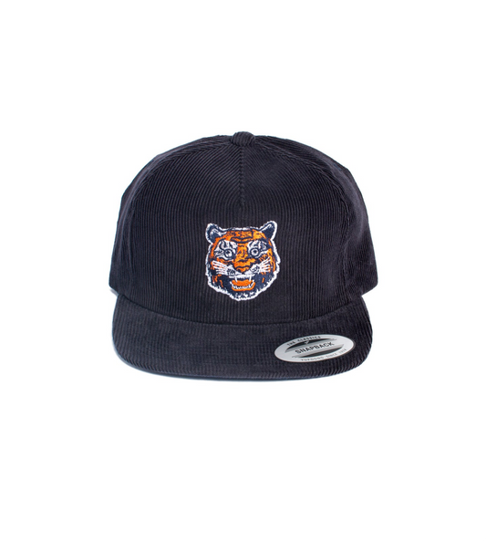 Corduroy Tiger Face Cap