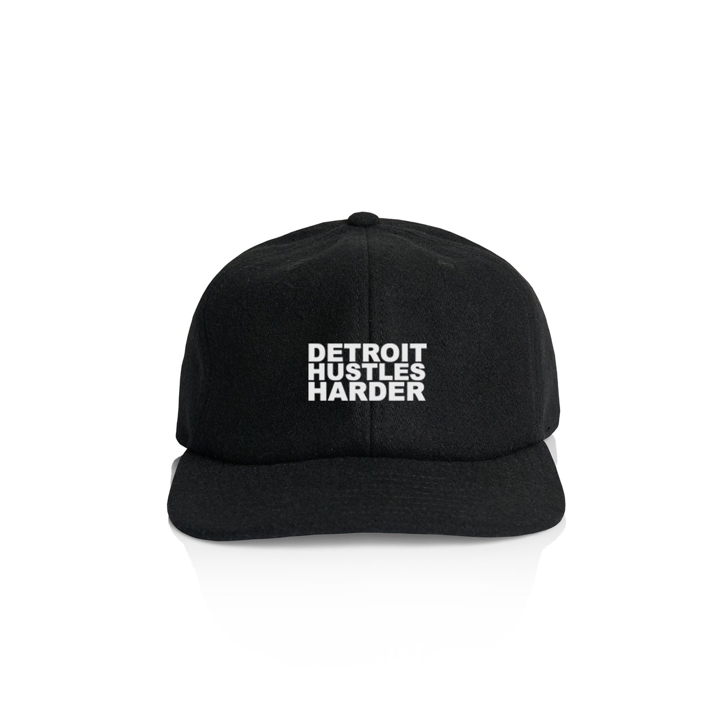 Basic Wool Detroit Hustles Harder® Embroidered Cap