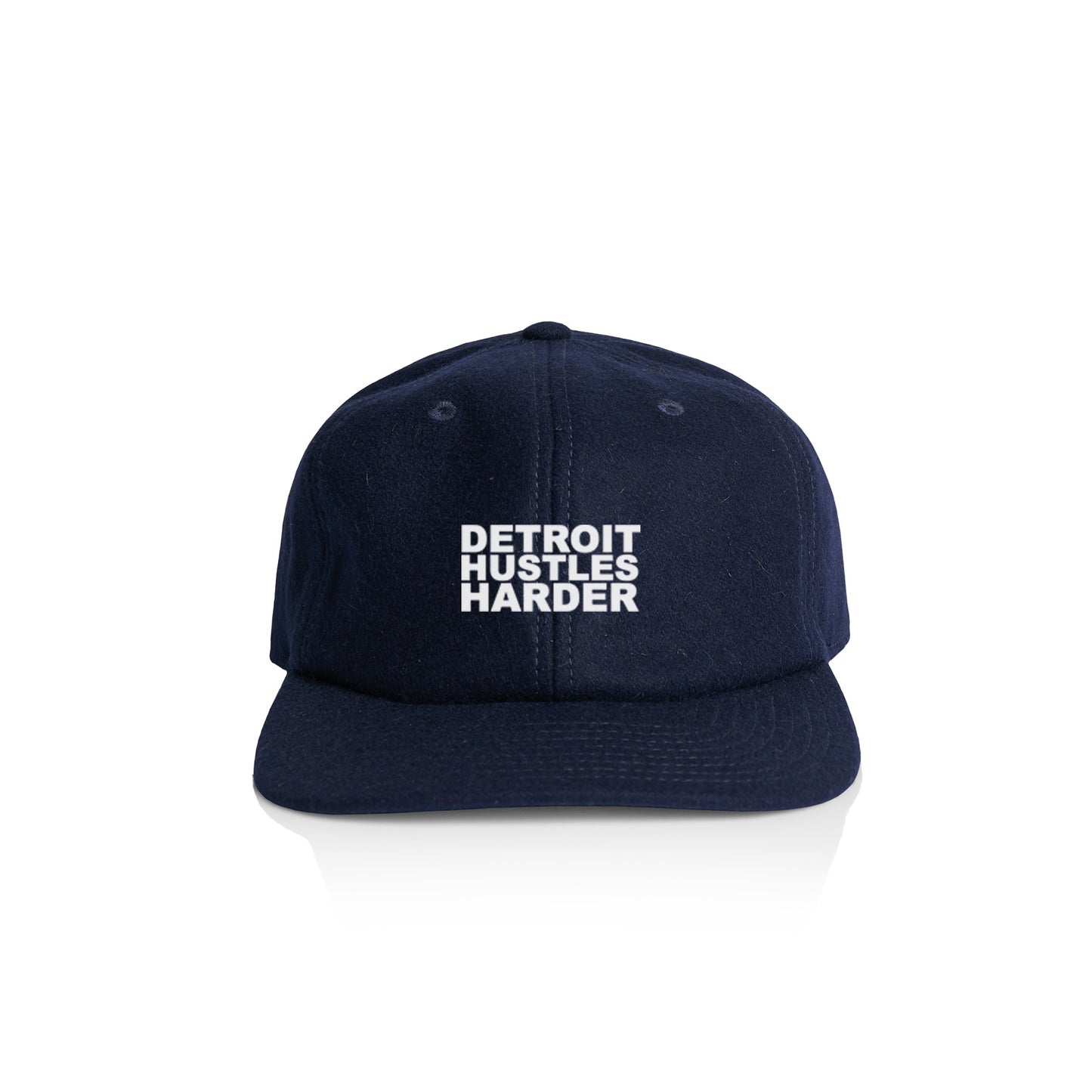 Basic Wool Detroit Hustles Harder® Embroidered Cap