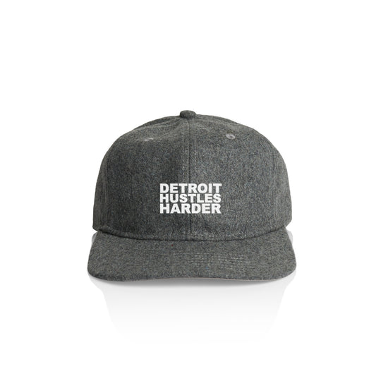 Basic Wool Detroit Hustles Harder® Embroidered Cap