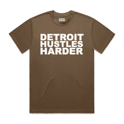 Basic Detroit Hustles Harder® Tee