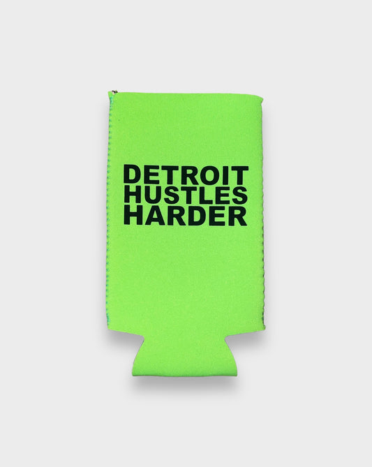 DETROIT HUSTLES HARDER® Slim Can Koozie