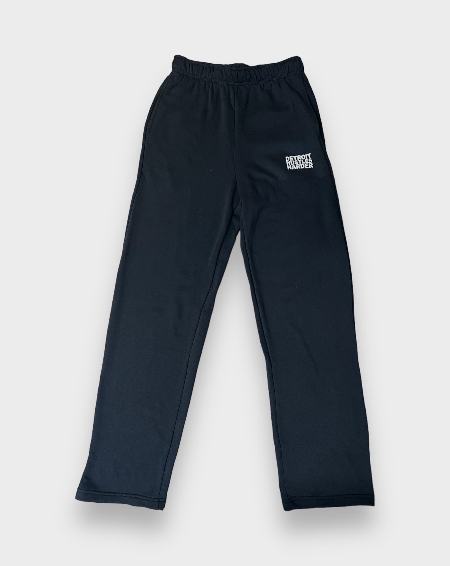 Crest Logo Straight Leg Sweatpants