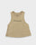 Typeset Logo Crop Racer Tank
