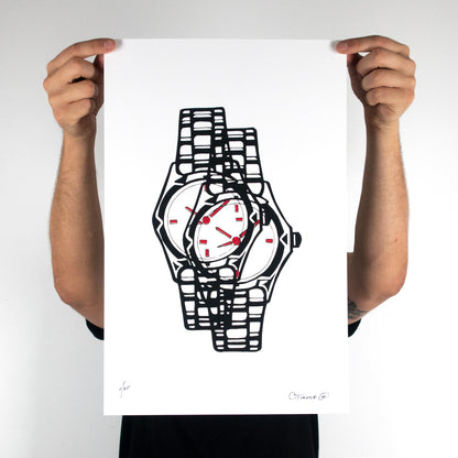 Wristwatch Print, Prints, Chris Turner - DETROIT HUSTLES HARDER®