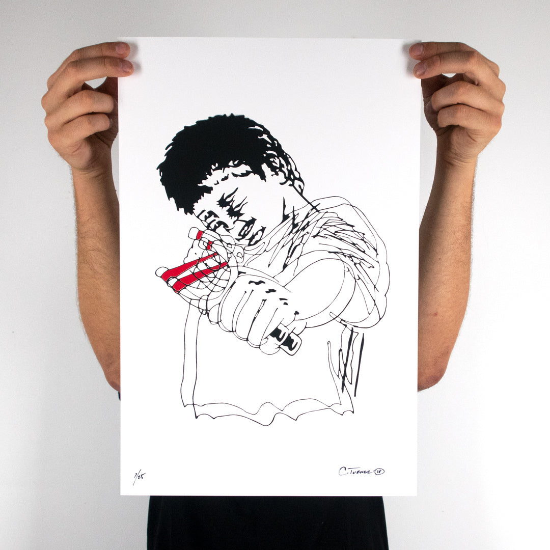 Slingshot Print, Prints, Chris Turner - DETROIT HUSTLES HARDER®