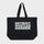DETROIT HUSTLES HARDER® XL Canvas Tote Bag, Tote Bag, DETROIT HUSTLES HARDER® - DETROIT HUSTLES HARDER®